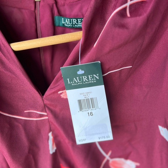 Ralph Lauren Deep Red Dress - Picture 4 of 6